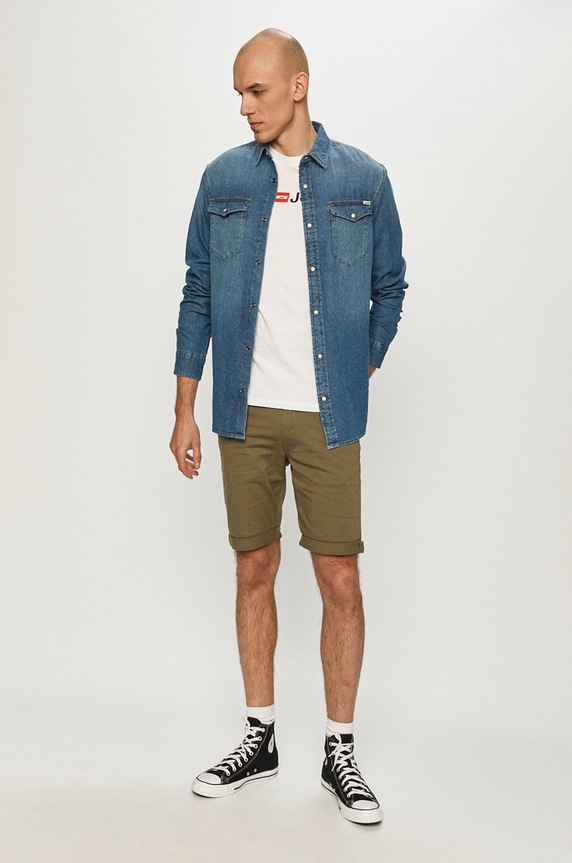 Jack & Jones T-shirt 12137126 biały AA00