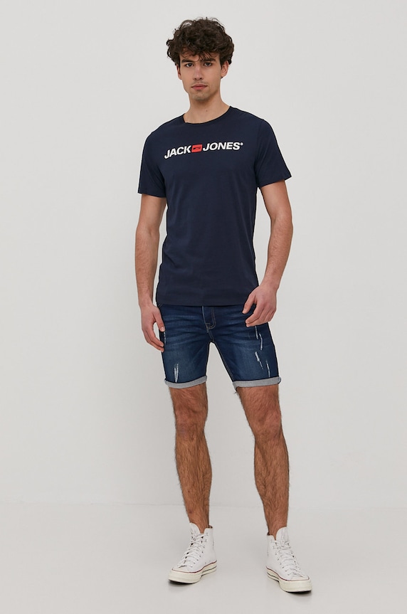 Jack & Jones T-shirt 12137126 granatowy AA00