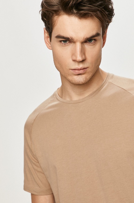 Tričko Jack & Jones béžová 12164936