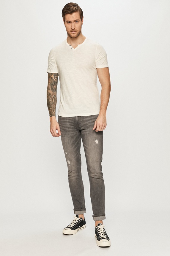 Tričko Jack & Jones 12164972 biela AA00