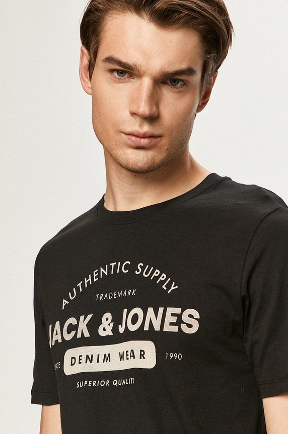 Jack & Jones - T-shirt czarny 12177533