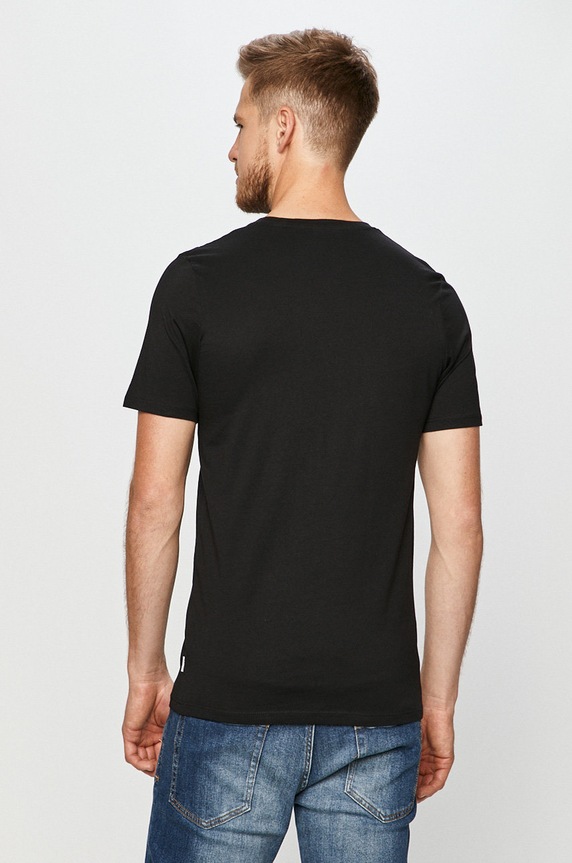 Odzież Jack & Jones - T-shirt (2-pack) 12133913 czarny