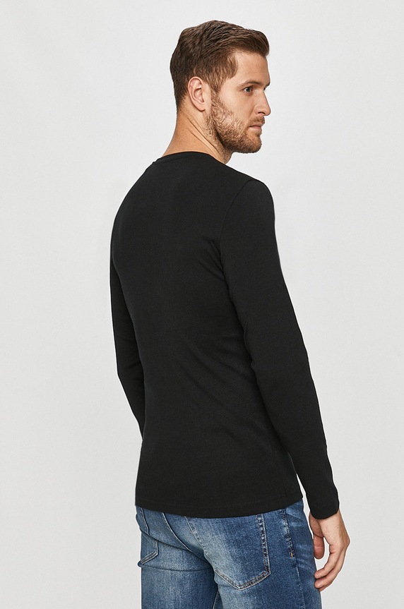 Odzież Mustang - Longsleeve 1009340.4142 czarny