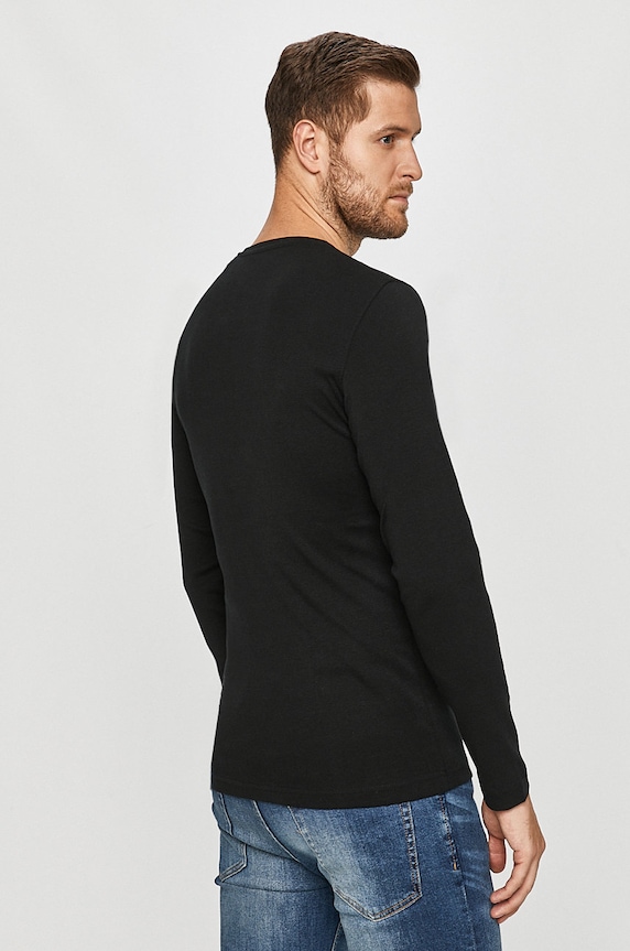 Odzież Mustang - Longsleeve 1009340.4142 czarny