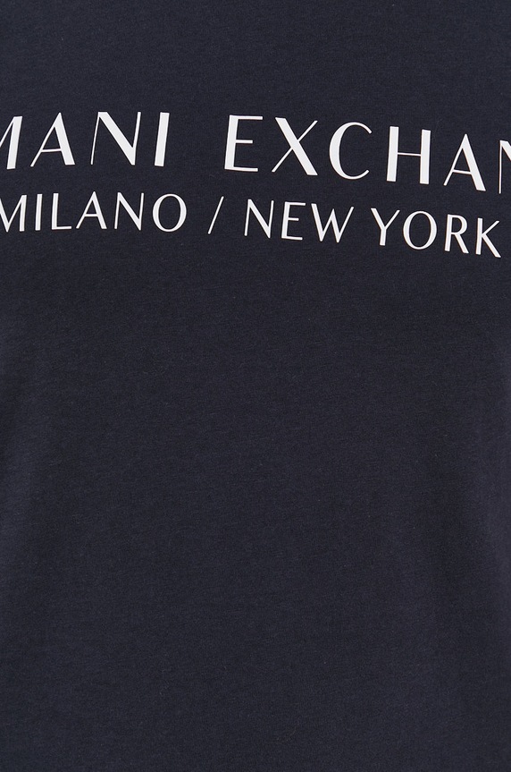 Armani Exchange t-shirt 8NZT72.Z8H4Z granatowy
