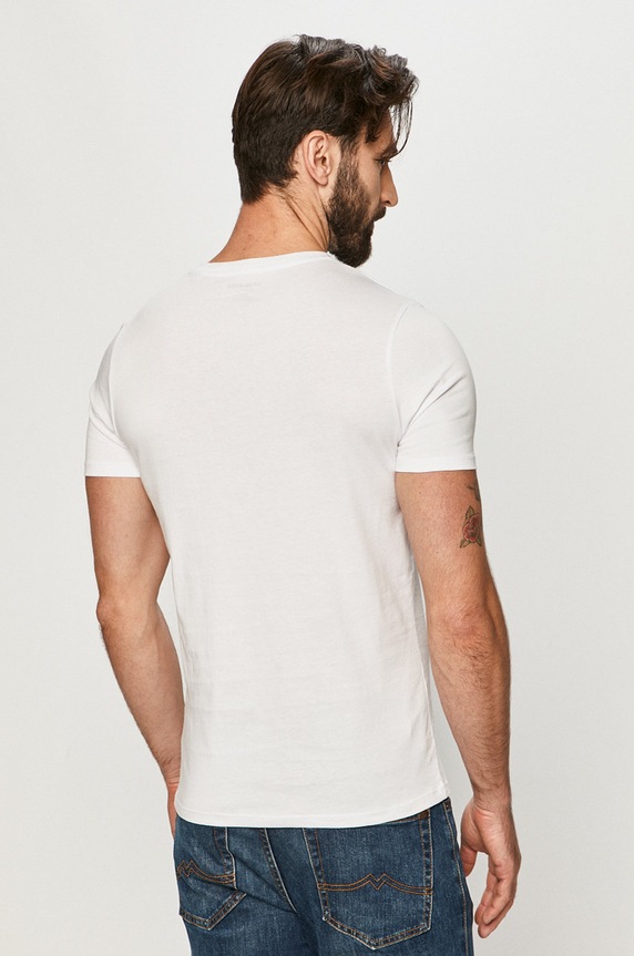 Odzież Jack & Jones - T-shirt (2-pack) 12133914 biały