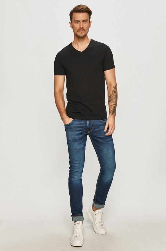 Jack & Jones - Tričko (2-pack) 12133914 černá AA00
