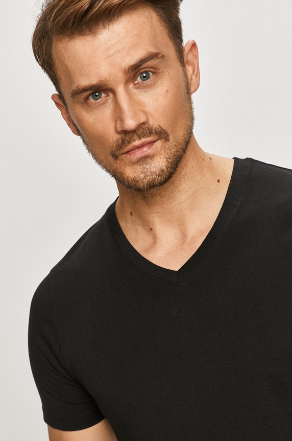 Jack & Jones - Tričko (2-pack) černá 12133914