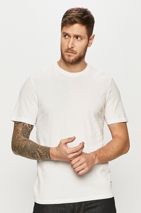 Only & Sons - T-shirt bawełna biały 22018867