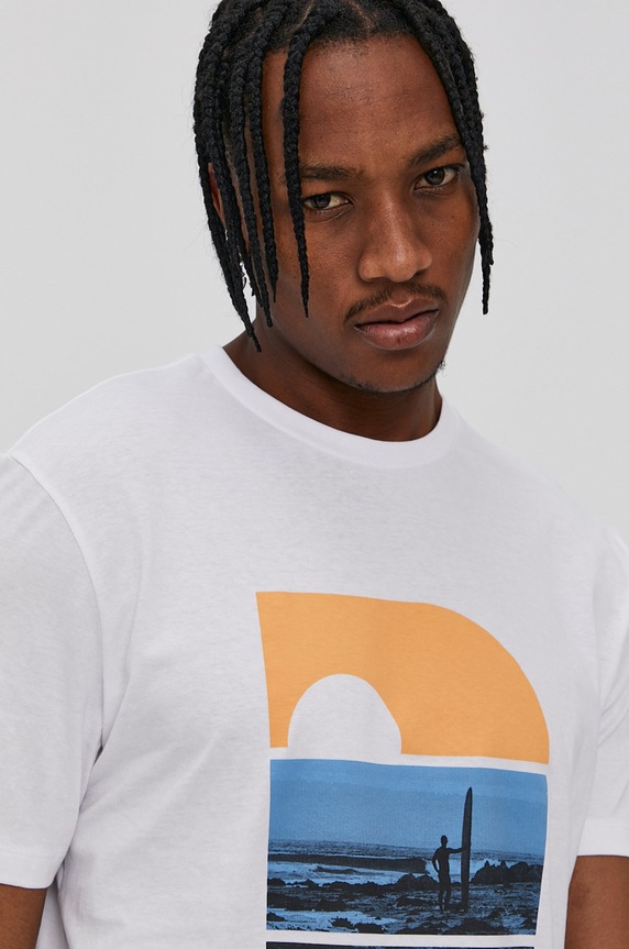 Only & Sons T-shirt 22019747 biały AA00
