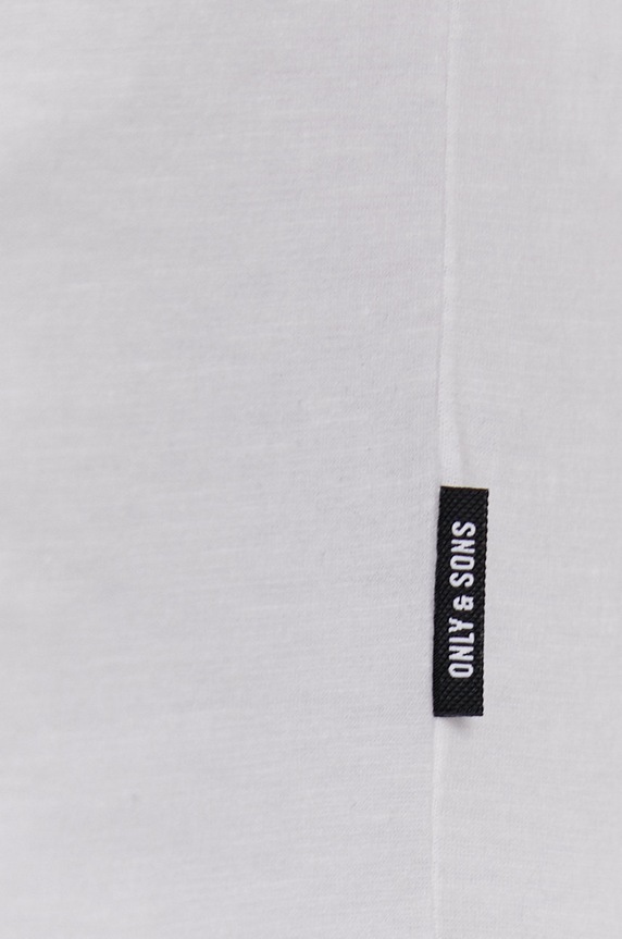 Only & Sons T-shirt biały 22020074