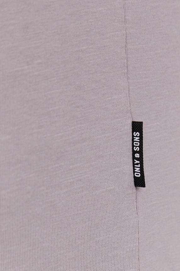 Only & Sons T-shirt fioletowy 22020074