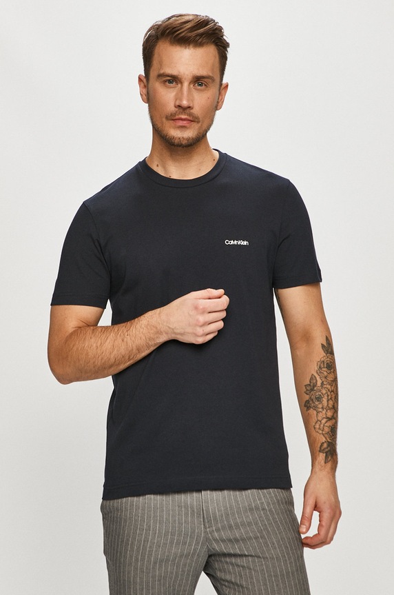 Tričko Calvin Klein námořnická modř K10K104062.NOS