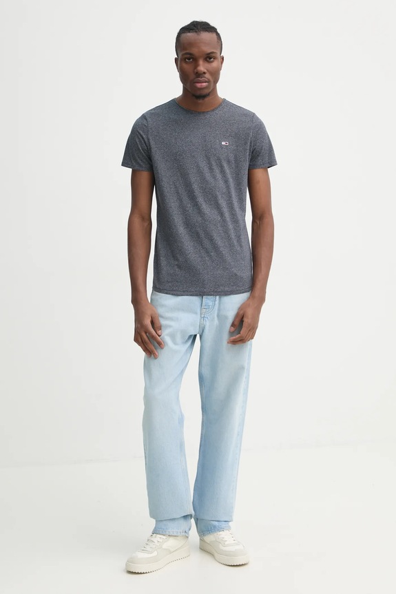 Tommy Jeans t-shirt DM0DM09586 niebieski AA00