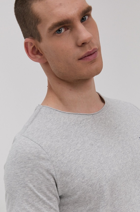 Tommy Jeans t-shirt szary DM0DM09586