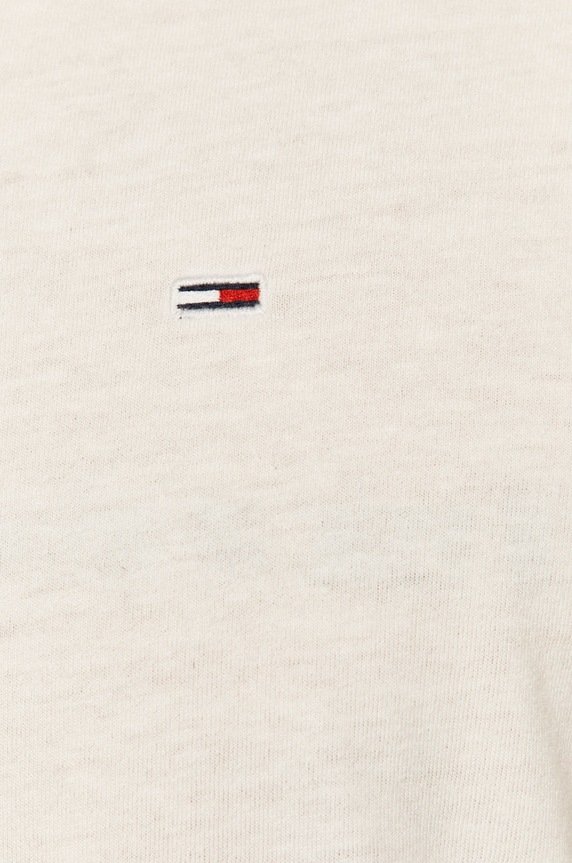 Tommy Jeans t-shirt DM0DM09587 fehér