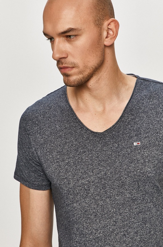 Tričko Tommy Jeans modrá DM0DM09587