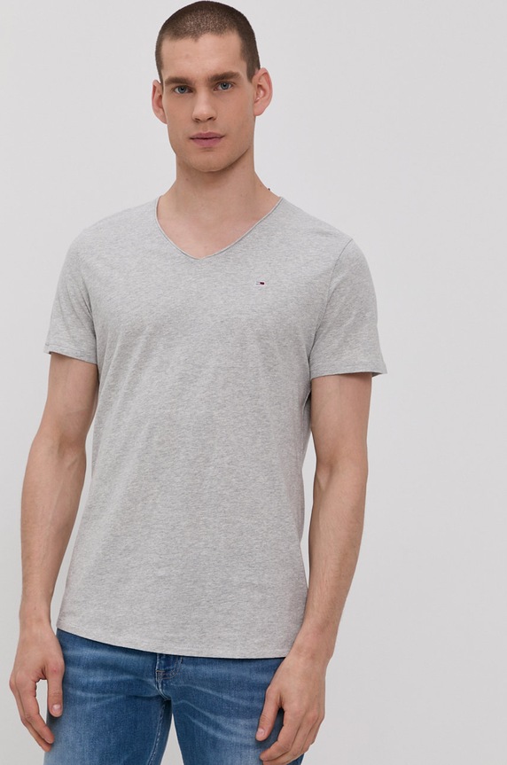 Tommy Jeans t-shirt DM0DM09587 szary AA00