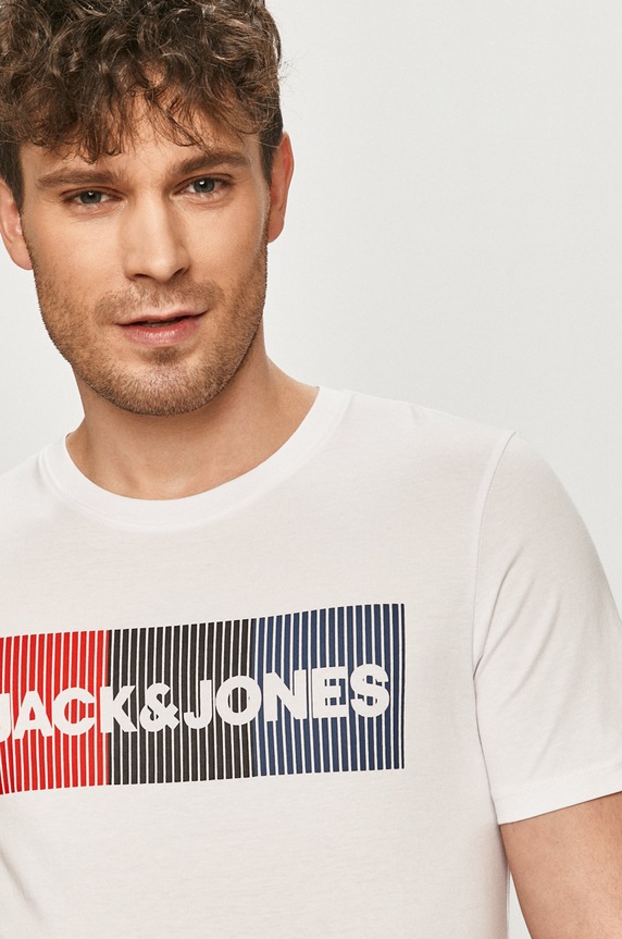 Jack & Jones - T-shirt biały 12151955.