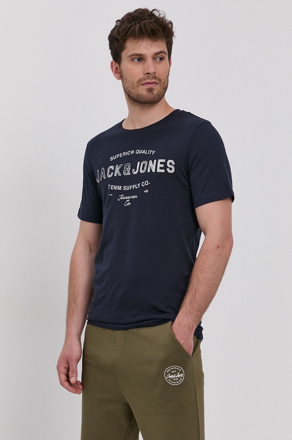 Jack & Jones T-shirt granatowy 12190510