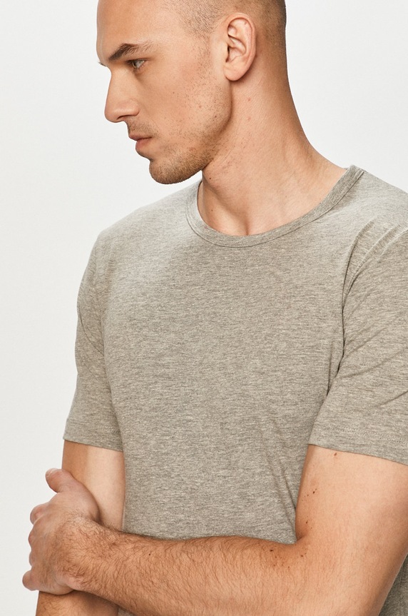 Jack & Jones - T-shirt regular szary 12058529.