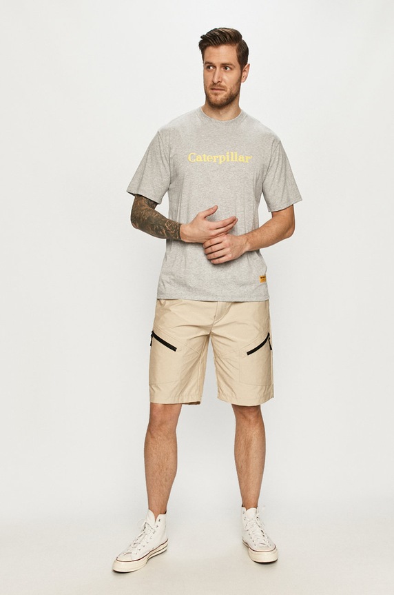 CAT Footwear - T-shirt 2511782.10122 szürke AA00