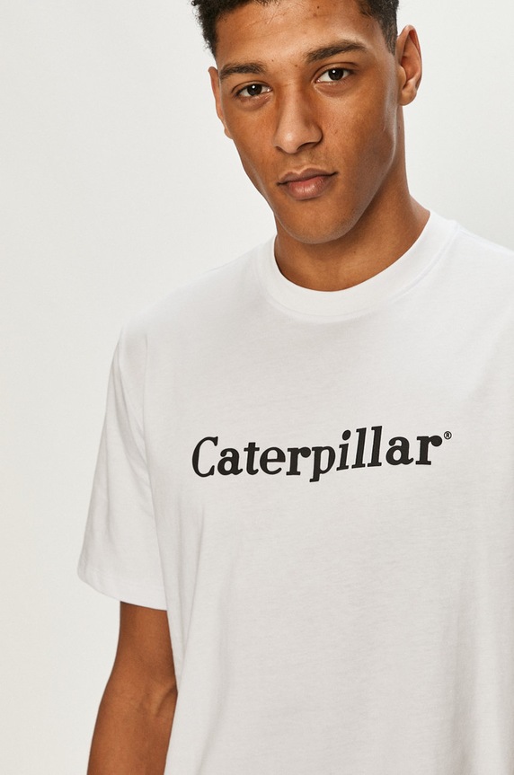 CAT Footwear - T-shirt biały 2511782.10110