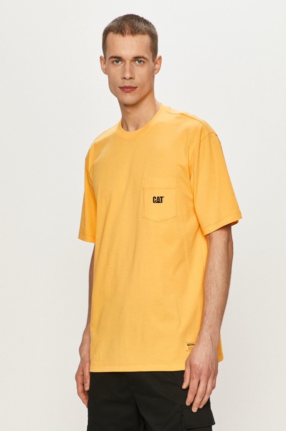 CAT Footwear - T-shirt regular pomarańczowy 2511783.12405