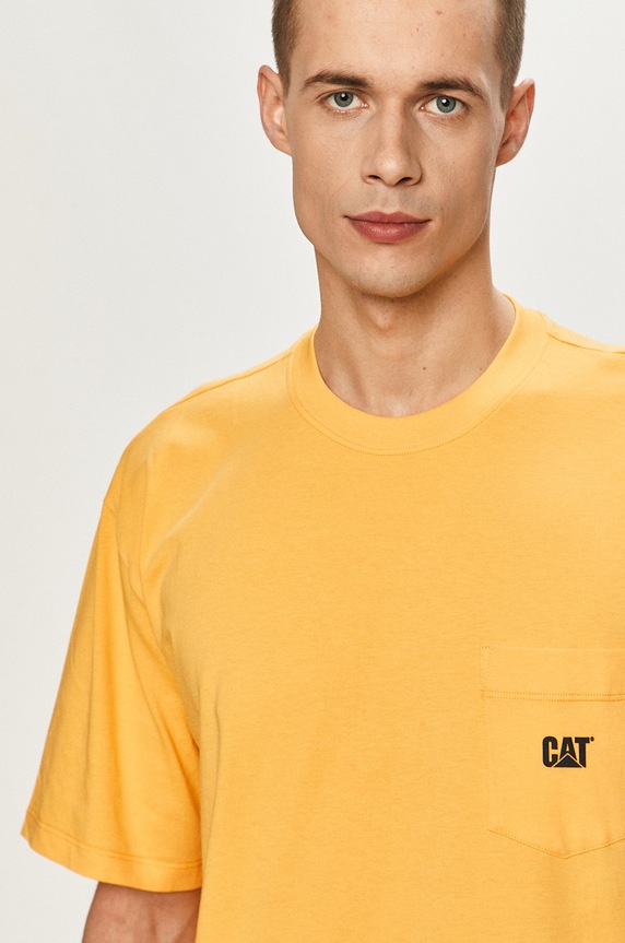 CAT Footwear - T-shirt pomarańczowy 2511783.12405