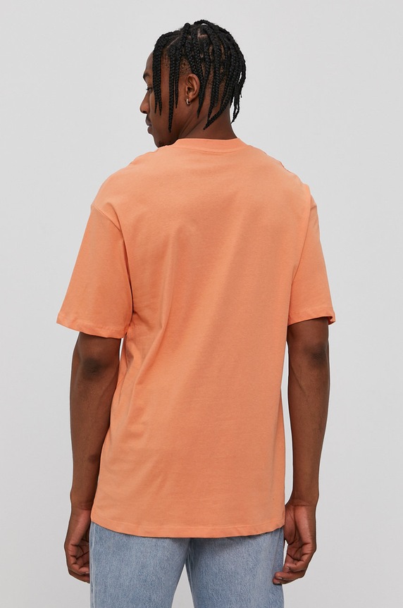 Oblečenie Bavlnené tričko Jack & Jones 12185628 oranžová