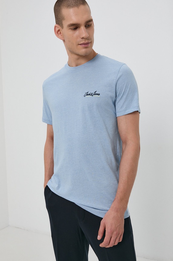 Jack & Jones T-shirt regular niebieski 12186758