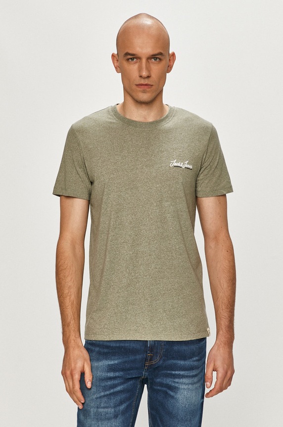 Jack & Jones T-shirt regular zielony 12186758