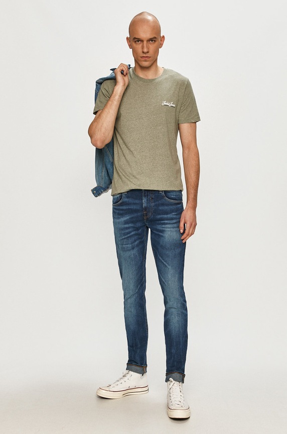 Jack & Jones T-shirt 12186758 zielony AA00
