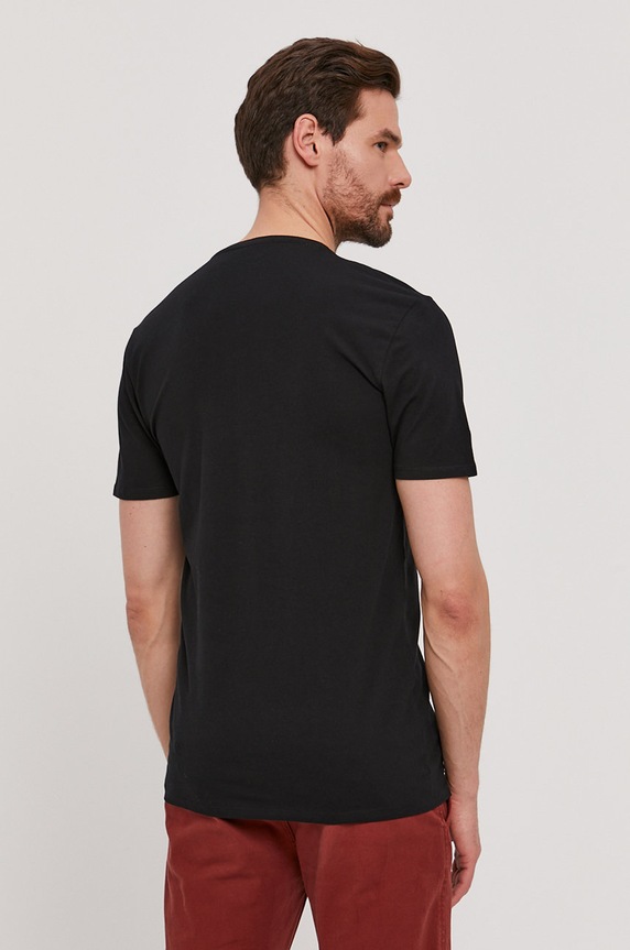 Odzież Selected Homme T-shirt (3-pack) 16076191. czarny