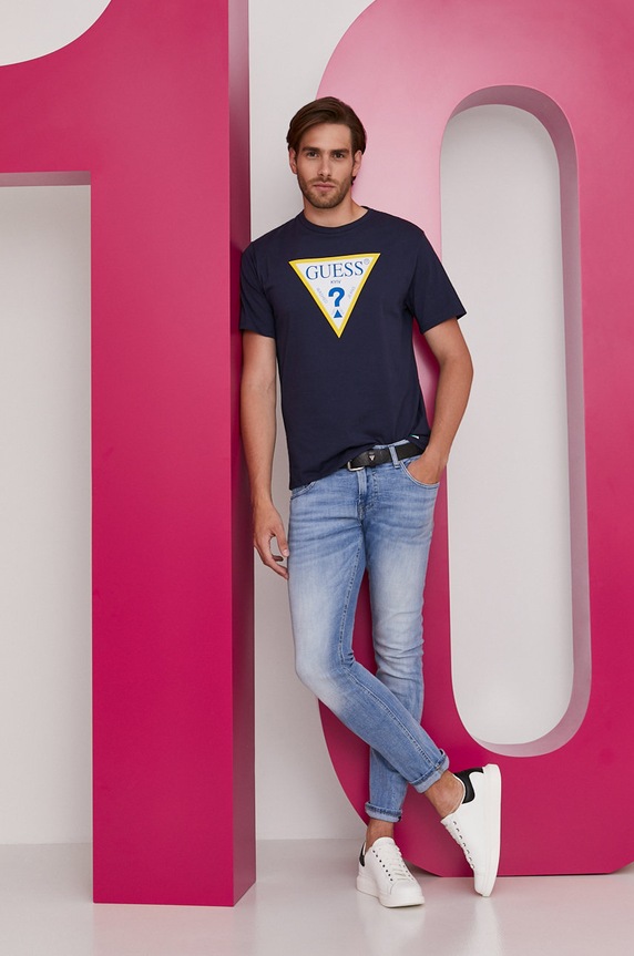 Guess T-shirt granatowy M1GI62.I3Z11