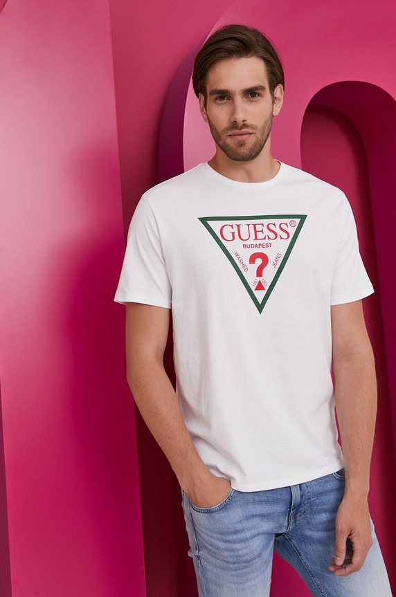 Guess T-shirt M1GI64.I3Z11 biały