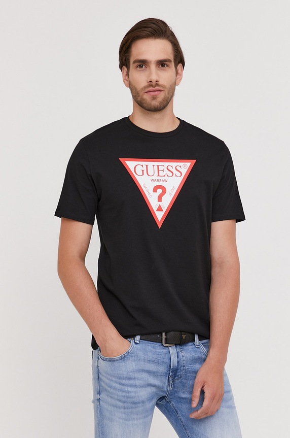 Guess T-shirt czarny M1GI65.I3Z11