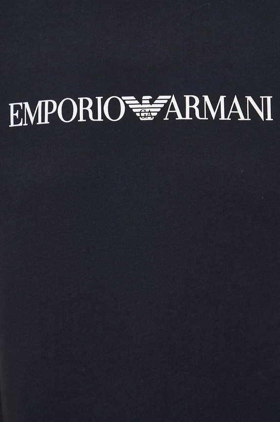 Emporio Armani t-shirt bawełniany 8N1TN5.1JPZZ czarny