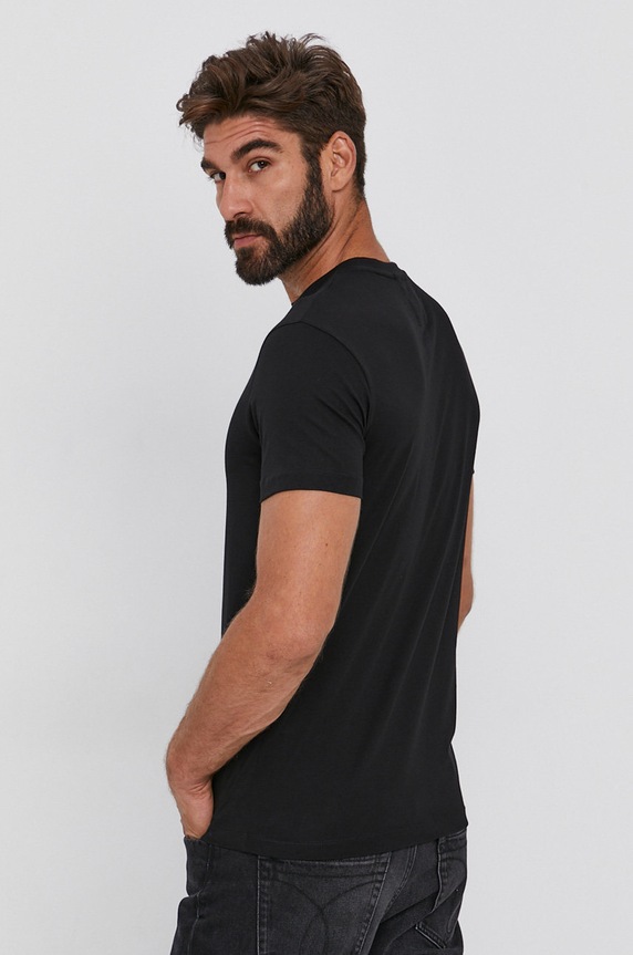 Îmbrăcăminte Emporio Armani tricou din bumbac 8N1TN5.1JPZZ negru