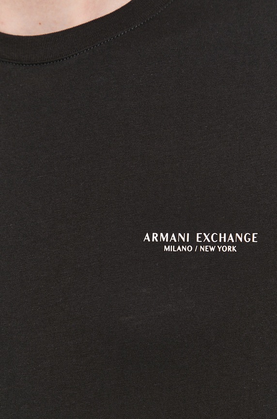 Armani Exchange t-shirt bawełniany 8NZT91.Z8H4Z.NOS czarny