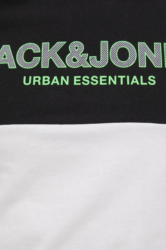 Jack & Jones T-shirt bawełniany 12190452.Black czarny