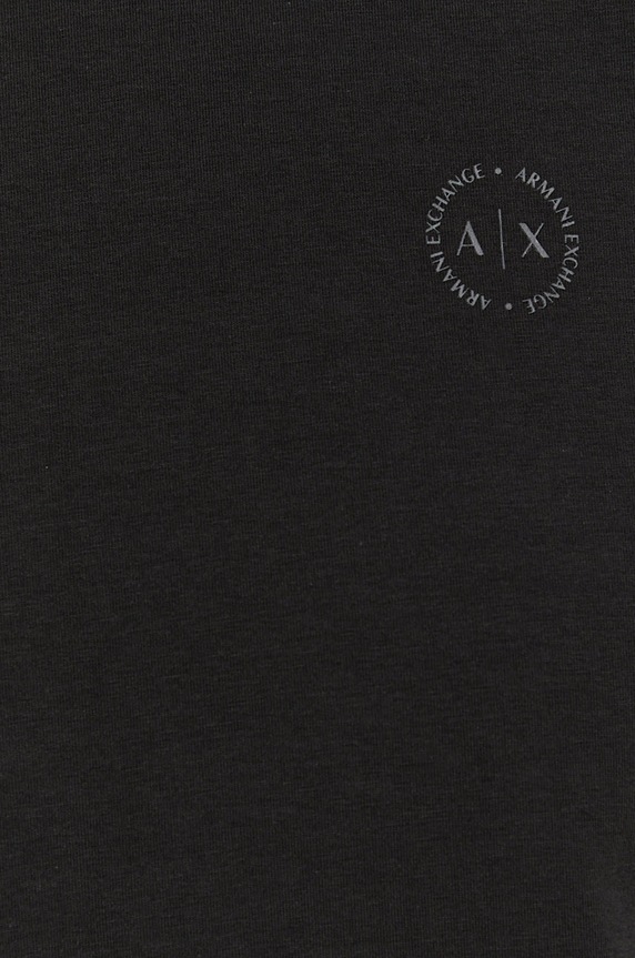 Armani Exchange t-shirt bawełniany 8NZT84.Z8M9Z.NOS 8NZT84.Z8M9Z.NOS czarny