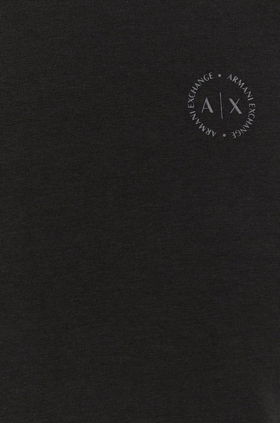 Armani Exchange t-shirt bawełniany 8NZT84.Z8M9Z.NOS 8NZT84.Z8M9Z.NOS czarny