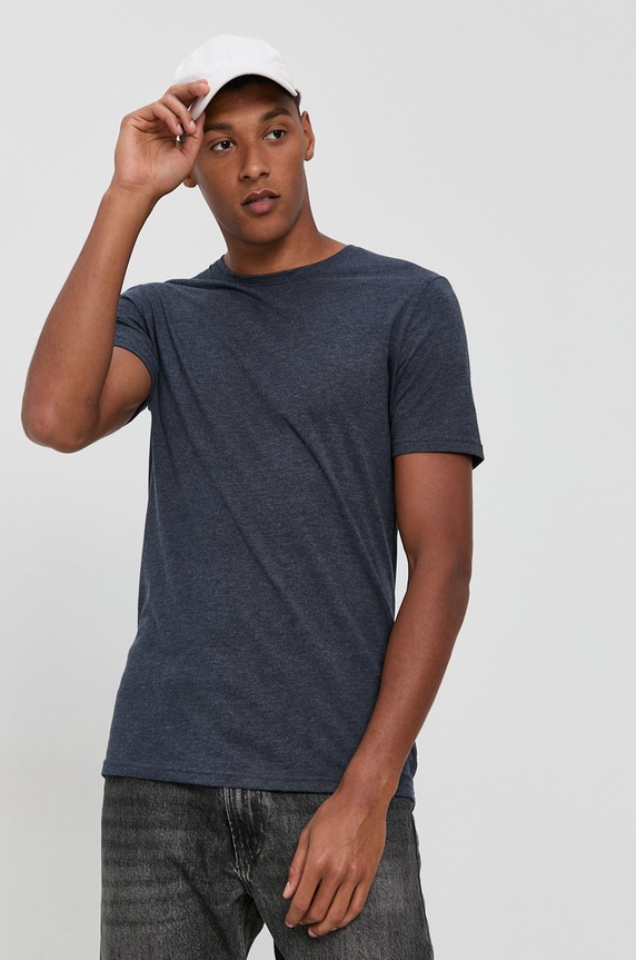 !SOLID t-shirt sima sötétkék 21103651.7919911