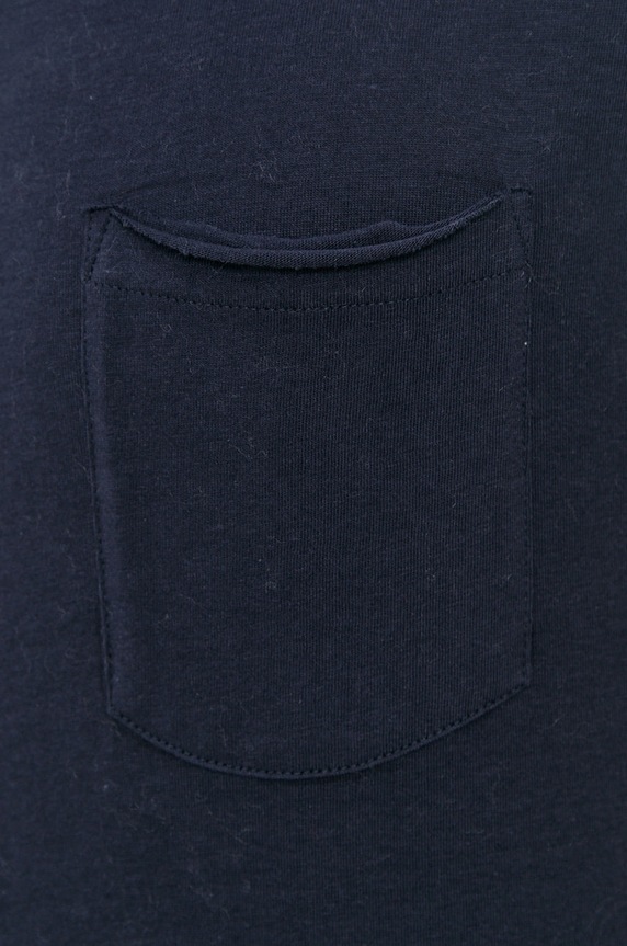Solid T-shirt bawełniany 21103652.791991 granatowy