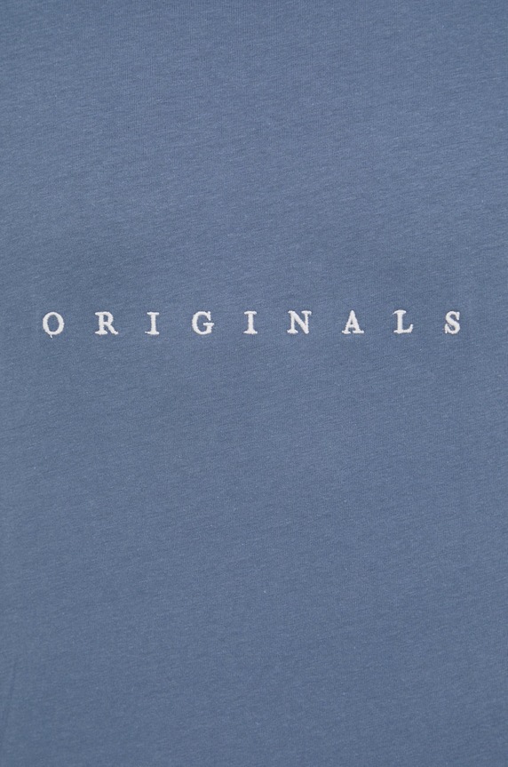 Jack & Jones t-shirt bawełniany 12176780.Bluefin niebieski