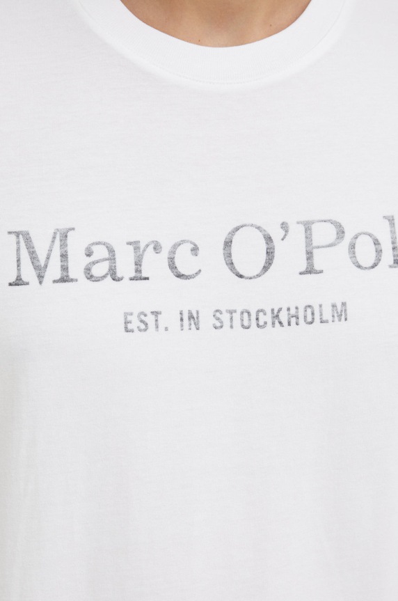 Marc O'Polo tricou din bumbac 5000009406 alb