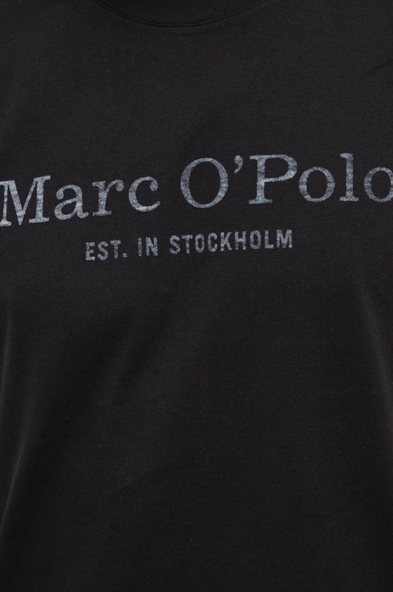 Marc O'Polo t-shirt bawełniany 5000009406 czarny