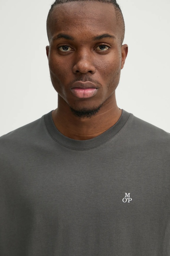 Marc O'Polo t-shirt bawełniany szary 5000009405