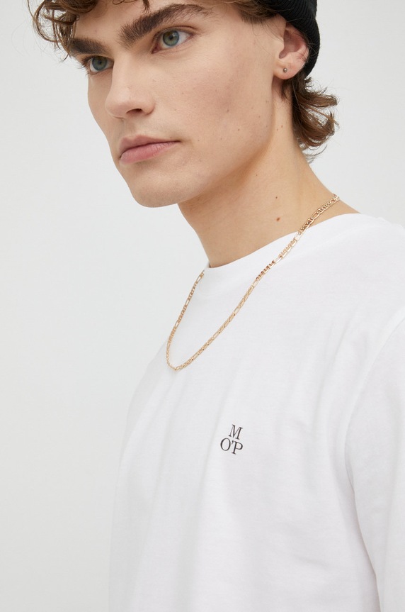 Marc O'Polo t-shirt bawełniany biały 5000009405